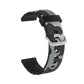 Camouflage Silicone Replacement Wrist Strap Watchband with Silver Buckle, 20mm For Samsung Galaxy Watch 3 41mm, 22mm For Samsung Galaxy Watch 3 45mm, 20mm For Samsung Galaxy Watch Active2 44mm, 20mm For Huawei Watch GT 2 42mm                           ...