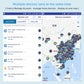 Mobile app map screen displaying multiple device locations and statuses