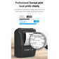58mm thermal receipt printer with printed receipt inserted in the feed slot