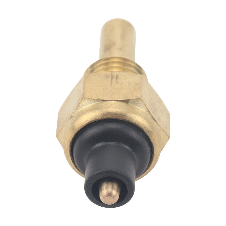Oil temperature sensor with brass housing and black rubber insulator tip