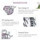 Sterling silver ladybug pendant with pavé CZ and oxidized silver details