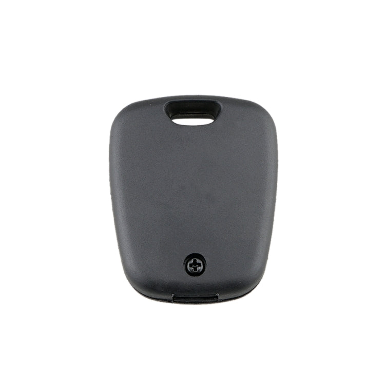 Car key fob case, dark gray matte shell with top loop and bottom screw point