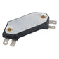 Silver-top car ignition control module with brass terminals and mounting pins