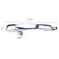 Chrome rear left exterior door handle, 271mm length and 42mm height