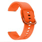 For Xiaomi Mi Watch Electroplating Buckle Silicone Replacement Strap Watchband