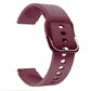 For Xiaomi Mi Watch Electroplating Buckle Silicone Replacement Strap Watchband