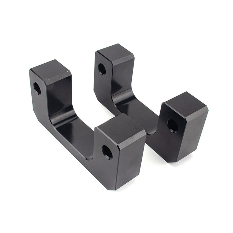 Front leveling lift kit U-shaped black bracket spacers with mounting holes