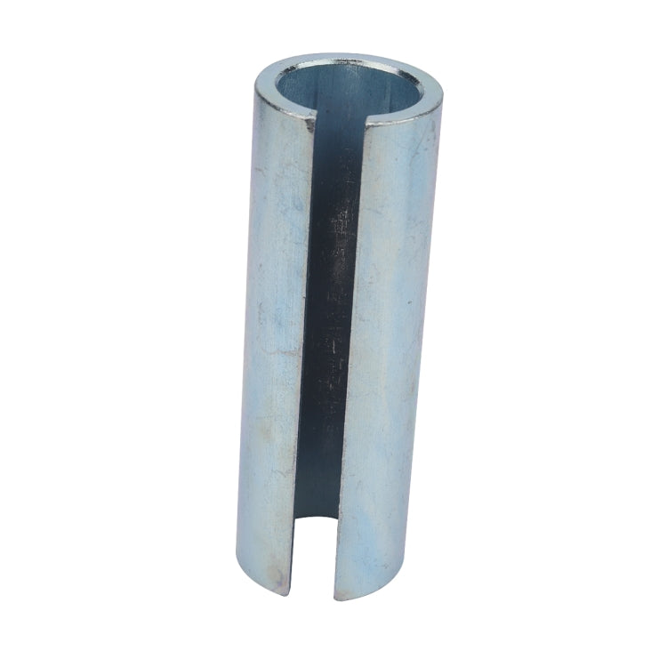 Crankshaft sleeve adapter cylinder with inner slot and matching fork arms.