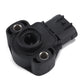 Black throttle position sensor housing with electrical connector and mounting screws