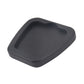 Black rubber clutch pedal sleeve with smooth underside