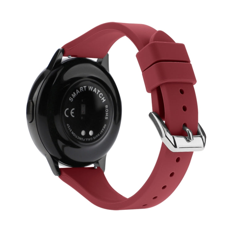 T-shaped Buckle Silicone Replacement Strap Watchband, 20mm, 22mm