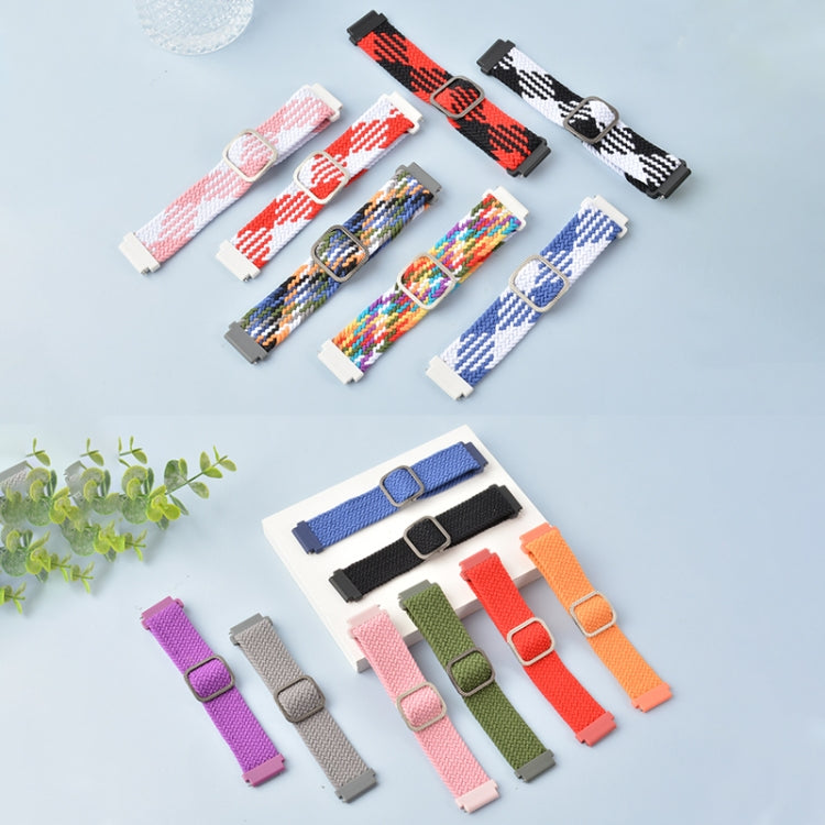 Adjustable Nylon Braided Elasticity Replacement Strap Watchband, For Huawei Watch 3 / 3 Pro