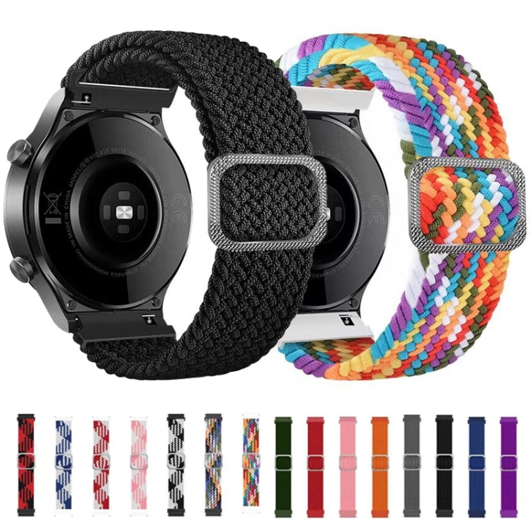 Adjustable Nylon Braided Elasticity Replacement Strap Watchband, For Huawei Watch 3 / 3 Pro