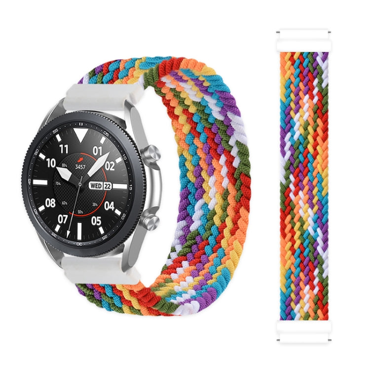 For Samsung Galaxy Watch Active / Active2 40mm / Active2 44mm Adjustable Nylon Braided Elasticity Replacement Strap Watchband, 125mm, 135mm, 145mm, 155mm, 165mm