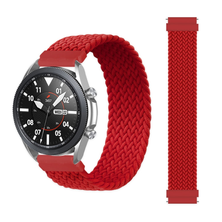 For Samsung Galaxy Watch Active / Active2 40mm / Active2 44mm Adjustable Nylon Braided Elasticity Replacement Strap Watchband, 125mm, 135mm, 145mm, 155mm, 165mm