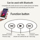 Bluetooth sleep eye mask function controls with volume and play/pause icons