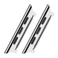 2 PCS Watchbands Stainless Steel Acoustic Ear Connector, Width: 20mm For Apple Watch Series 6 & SE & 5 & 4 40mm / 3 & 2 & 1 38mm, Width: 20mm For Apple Watch 40mm / 38mm