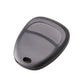 Car remote key fob case with smooth back and keyring hole, dark gray