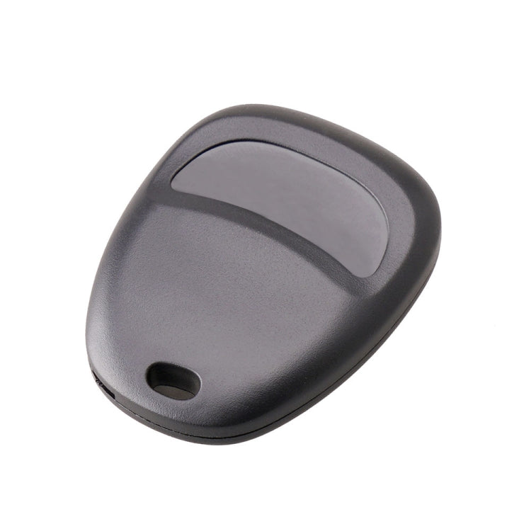 Car remote key fob case with smooth back and keyring hole, dark gray