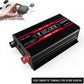 Black car power inverter with LCD display and DC input terminals, 4000W