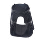Black car cup holder insert with single central divider and two cup openings