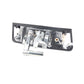 Right-side exterior door handle base, open interior with metal linkage