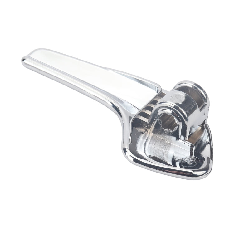 Chrome door inside handle with internal latch housing and mounting stud