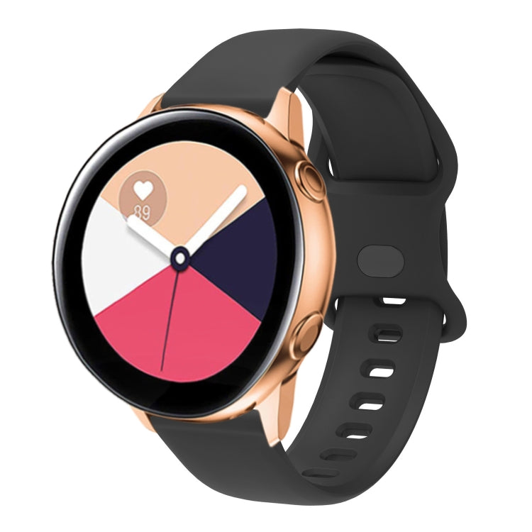 For Huawei Watch 3 Internal Buckle Perforation Silicone Replacement Watchband, 22mm, 20mm