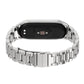 For Xiaomi Mi Band 6 / 5 CS Mijobs CS Metal Three Bead Stainless Steel Watch Band
