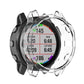 Half-coverage TPU protective case in clear TPU, fitted on smartwatch screen