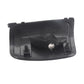 Car mirror indicator lamp cover rear housing, black plastic with mounting opening