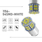 LED car bulb labeled 1156-54SMD-WHITE with white SMD chips, silver bayonet base