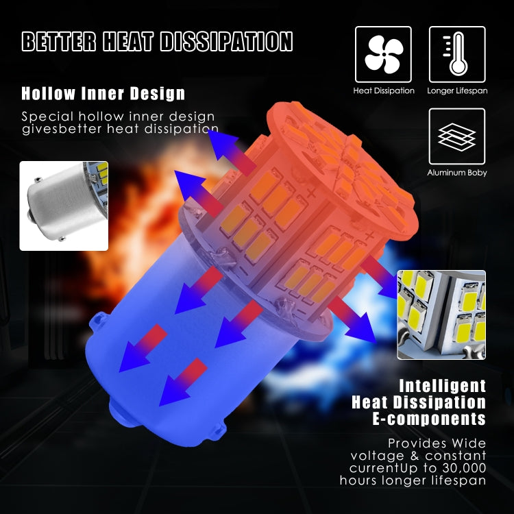 LED bulb heat dissipation diagram showing aluminum body and internal airflow design