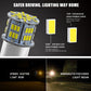 LED brake light bulb featuring many SMD chips on a circular metal plate