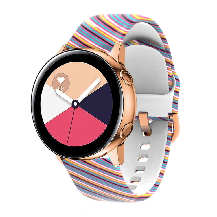 Silicone Printing Replacement Strap Watchband, For Samsung Galaxy Watch 42mm, For Samsung Galaxy Watch 46mm