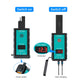 Motorcycle USB charger with power switch and digital voltmeter display reading 12.3