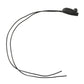 Car temperature sensor with cable and molded plug at one end