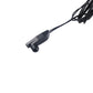 External temperature sensor with black plug and short wire lead