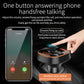 Car Bluetooth transmitter with single-button hands-free calling and phone call screen