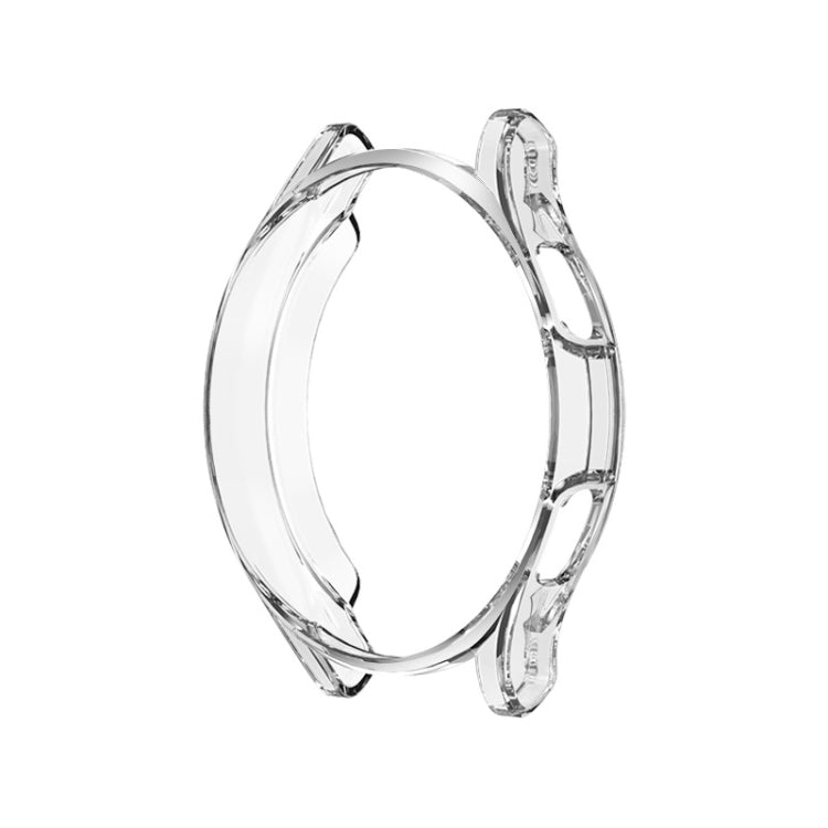 Electroplating Hollow Half-pack TPU Protective Case, For Samsung Galaxy Watch4 Classic 42mm, For Samsung Galaxy Watch4 Classic 46mm