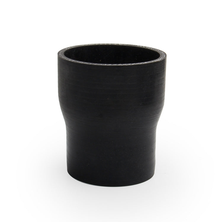Black rubber intake hose sleeve, thick walled cylindrical connector