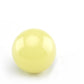 Luminous round shift knob, yellow translucent finish