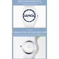 Stainless steel watch case back with engraved logo on white silicone strap