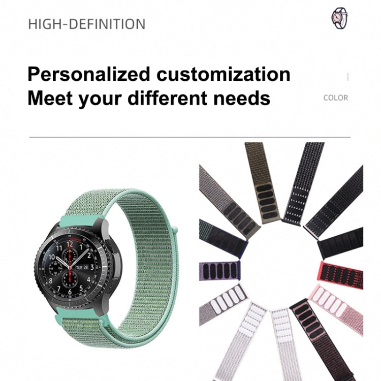 Nylon Loop Replacement Strap Watchband, For Garmin Vivoactive 3, For Samsung Galaxy Watch4 Classic/Watch4