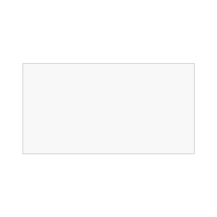 Clear tempered glass screen protector panel, rectangular film
