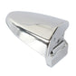Outside door handle cover, glossy chrome with integrated mounting bracket
