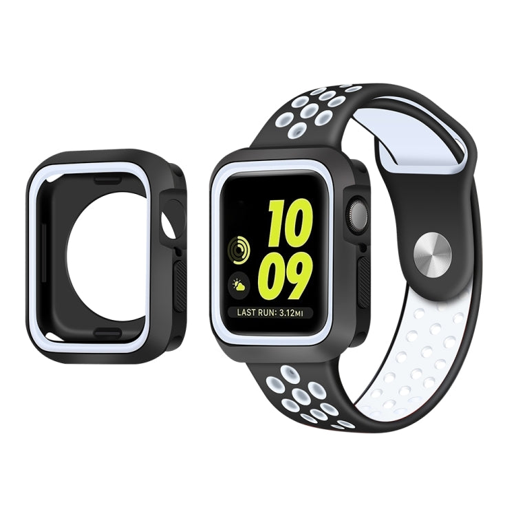 Two-color Shockproof Protective Case, For Apple Watch Series 9 / 8 / 7 41mm, For Apple Watch Series 9 / 8 / 7 45mm