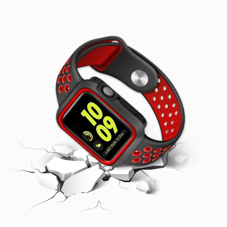 Two-color Shockproof Protective Case, For Apple Watch Series 9 / 8 / 7 41mm, For Apple Watch Series 9 / 8 / 7 45mm