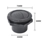 Round AC air outlet vent with size markers showing 70mm and 48mm dimensions
