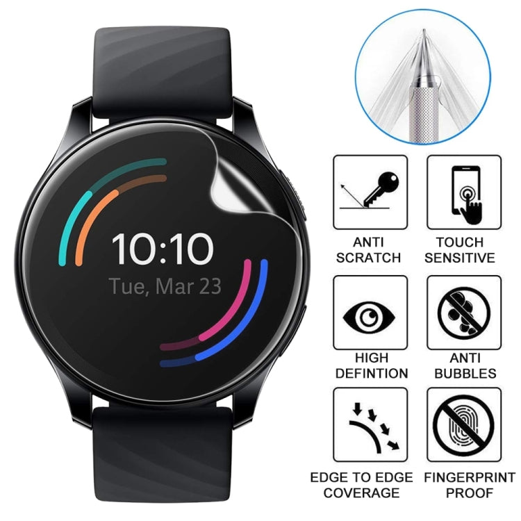 Watch screen protector film with edge-to-edge coverage and anti-scratch